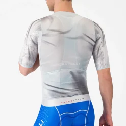 Maglia Castelli Aero Race 8S - Grigio chiaro