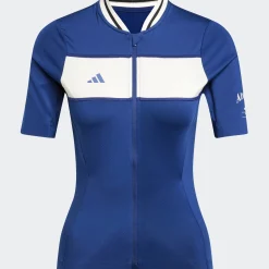 Maglia donna Adidas Heritage Tempo 3-Stripes Legacy - Blu