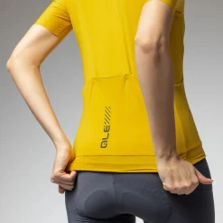 Maglia donna Ale Pragma Color Block Off Road - Giallo