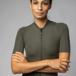 Maglia donna Ale Pragma Color Block Off Road - Verde