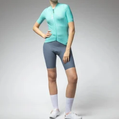 Maglia donna Ale Pragma Color Block - Verde acqua