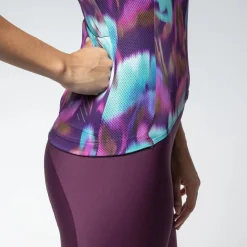 Maglia donna Ale PR-E Jardin 2.0 - Viola