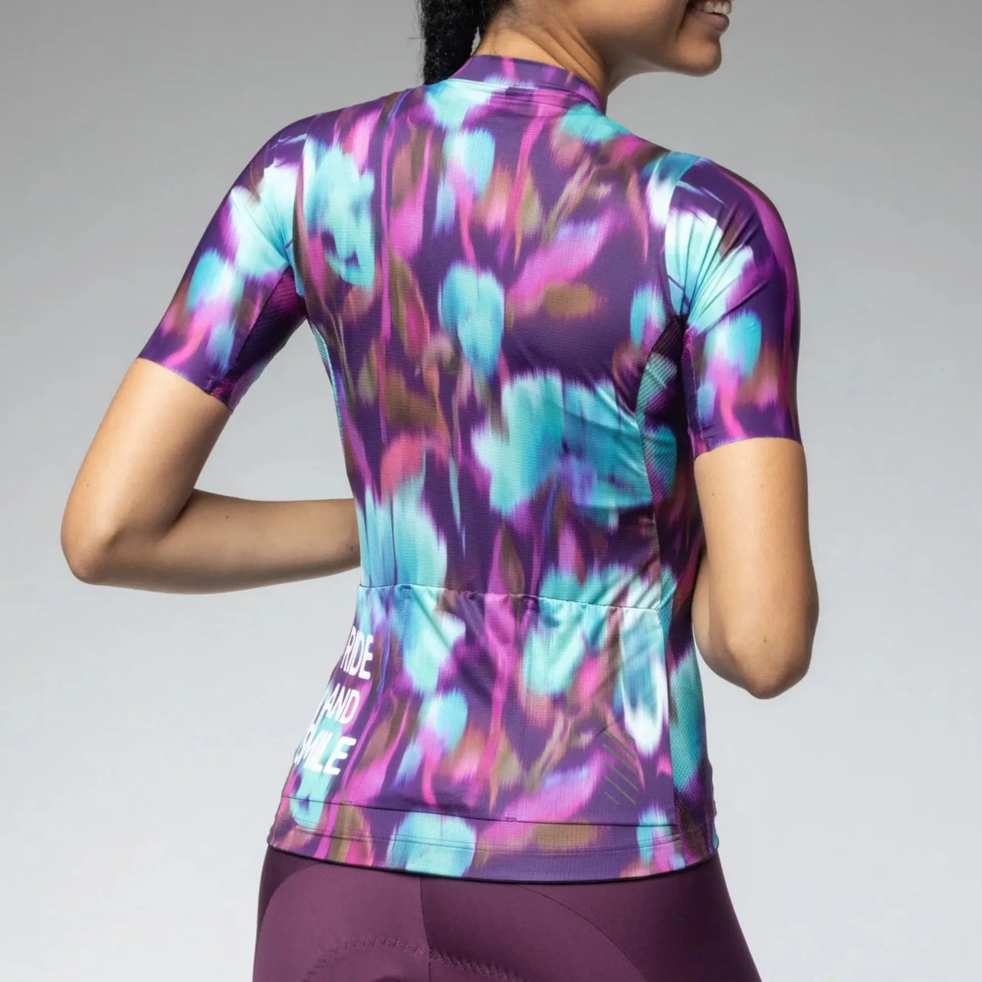 Maglia donna Ale PR-E Jardin 2.0 - Viola