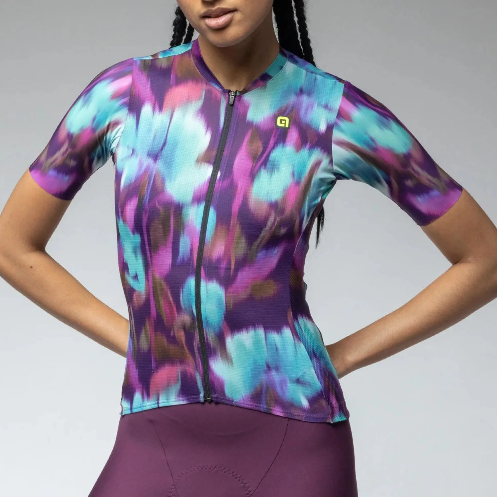 Maglia donna Ale PR-E Jardin 2.0 - Viola