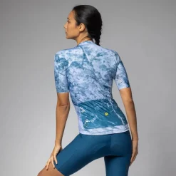 Maglia donna Ale PR-E Marble - Blu