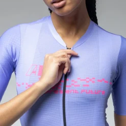 Maglia donna Ale PR-E Megabyte 2.0 - Azzurro