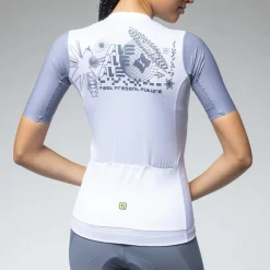 Maglia donna Ale PR-E Megabyte 2.0 - Bianco
