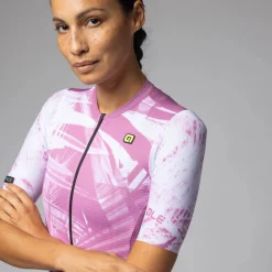 Maglia donna Ale PR-E Palm - Rosa