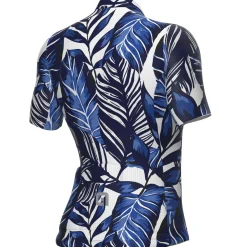 Maglia donna Ale PR-S Leaf - Blu