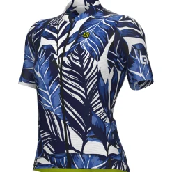 Maglia donna Ale PR-S Leaf - Blu