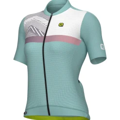 Maglia donna Ale PR-S Zig Zag - Azzurro