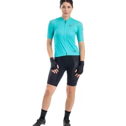 Maglia donna Ale R-EV1 Silver Cooling - Azzurro