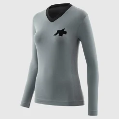 Maglia donna Assos maniche lunghe Tactica Tech T5 - Grigio