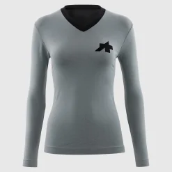Maglia donna Assos maniche lunghe Tactica Tech T5 - Grigio