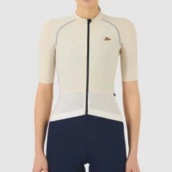 Maglia donna Cafe du Cycliste Magda - Beige
