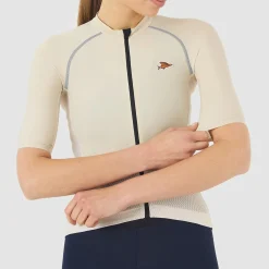 Maglia donna Cafe du Cycliste Magda - Beige