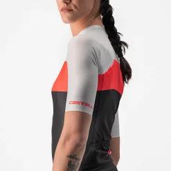 Maglia donna Castelli Aero Pro - Nero rosa