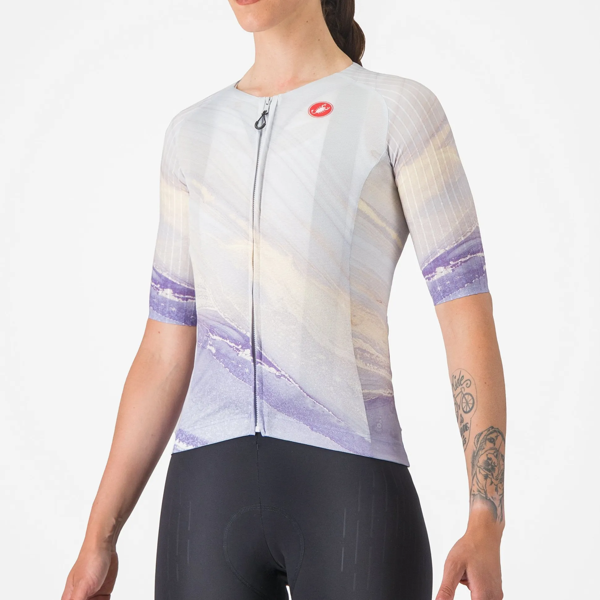 Maglia donna Castelli Aero Pro 8S - Viola