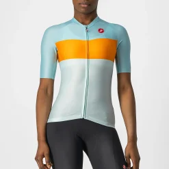 Maglia donna Castelli Aero Pro - Azzurro