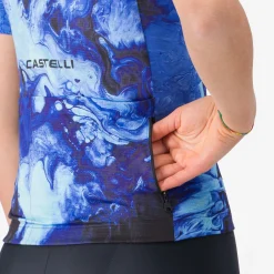 Maglia donna Castelli Cosmic Vortex - Blu