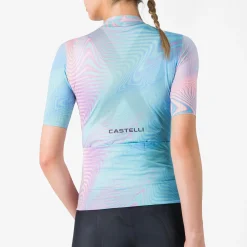 Maglia donna Castelli Cosmic Vortex - Rosa