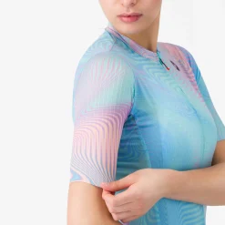 Maglia donna Castelli Cosmic Vortex - Rosa