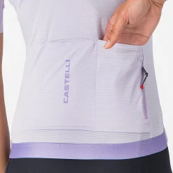 Maglia donna Castelli Espresso 2 - Lilla