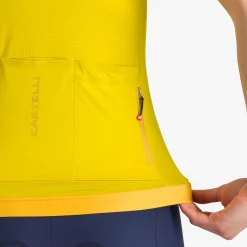 Maglia donna Castelli Espresso 2 - Giallo
