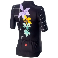 Maglia donna Castelli Fiorita - Nero