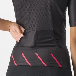Maglia donna Castelli Free Speed 2 Race - Nero rosa