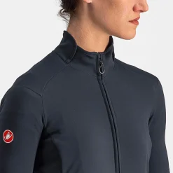 Maglia donna Castelli Perfetto RoS 2W Wind - Nero