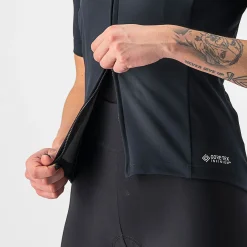 Maglia donna Castelli Perfetto RoS 2W Wind - Nero