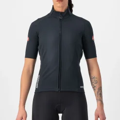 Maglia donna Castelli Perfetto RoS 2W Wind - Nero