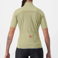 Maglia donna Castelli Perfetto RoS 2W Wind - Verde