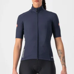 Maglia donna Castelli Perfetto RoS 2W Wind - Blu