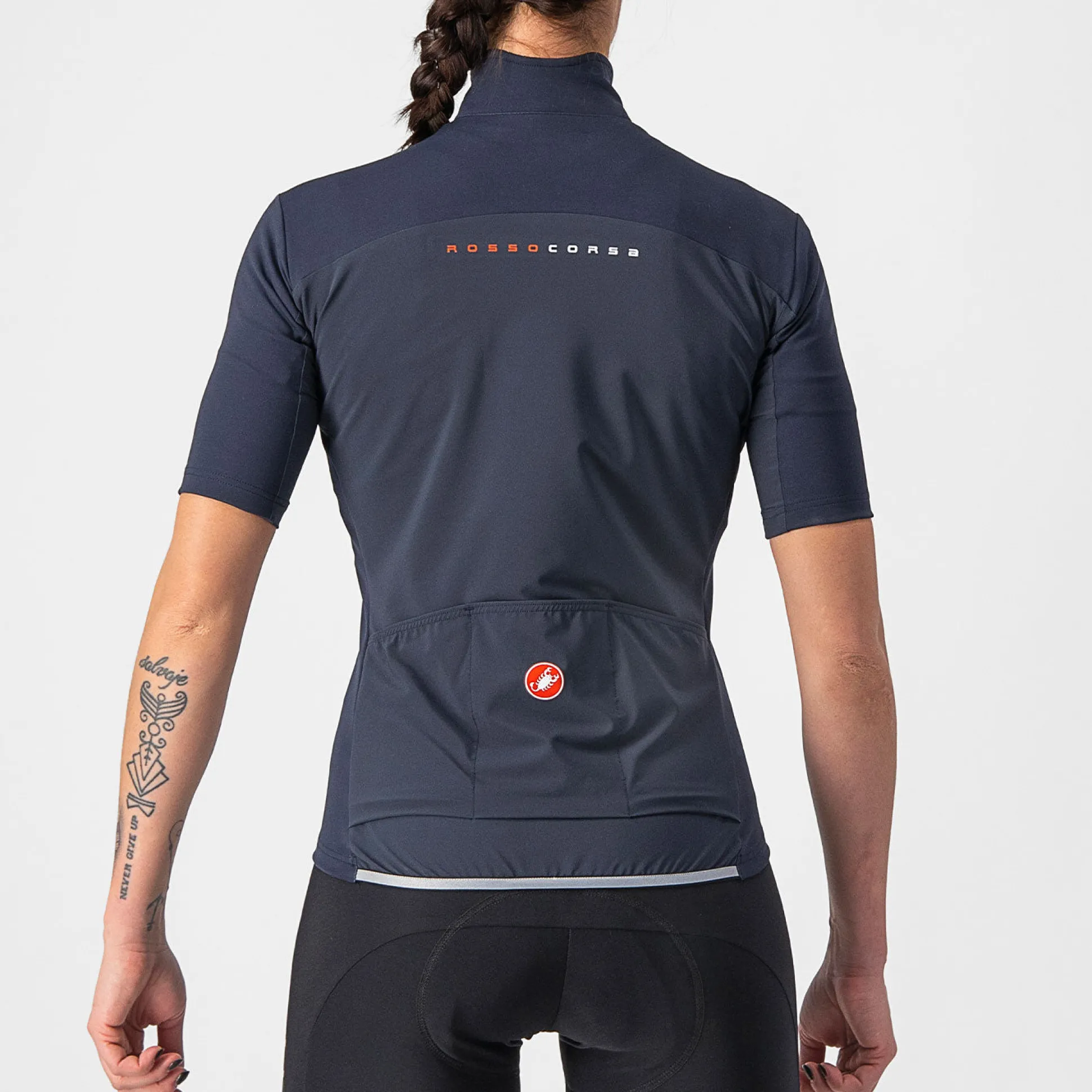Maglia donna Castelli Perfetto RoS 2W Wind - Blu