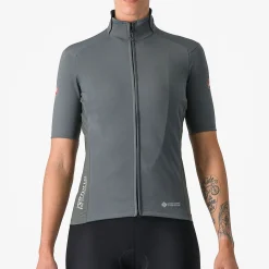 Maglia donna Castelli Perfetto RoS 2W Wind - Grigio