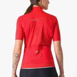 Maglia donna Castelli Perfetto RoS 2W Wind - Rosa scuro