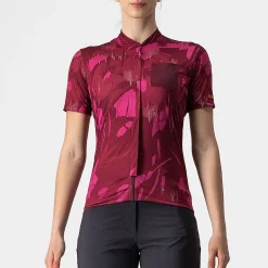 Maglia donna Castelli Unlimited Sentiero - Bordeaux