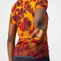 Maglia donna Castelli Unlimited Sentiero - Arancio