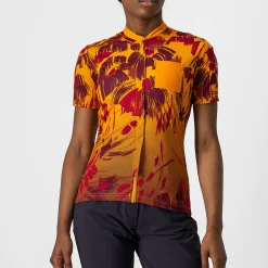 Maglia donna Castelli Unlimited Sentiero - Arancio