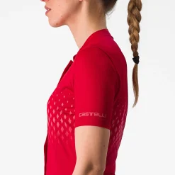 Maglia donna Castelli Unlimited Sentiero 3 - Rosso