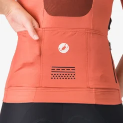 Maglia donna Castelli Unlimited Pro 2 - Arancio