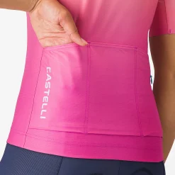Maglia donna Castelli UPF - Rosa