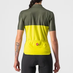 Maglia donna Castelli Velocissima - Giallo