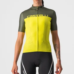 Maglia donna Castelli Velocissima - Giallo