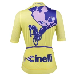 Maglia donna Cinelli Tempo Mesh - Giallo