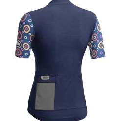 Maglia donna Dotout Check - Blu melange