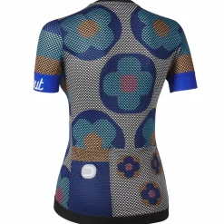 Maglia donna Dotout Flower - Blu