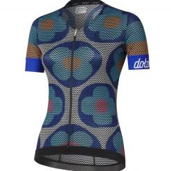 Maglia donna Dotout Flower - Blu